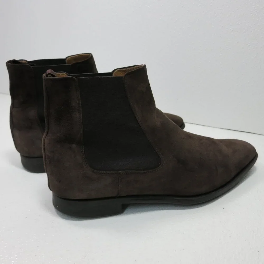 Magnanni Suede Leather Chelsea Casual Dress Boots Men's Footwear Shoes sz 39 7